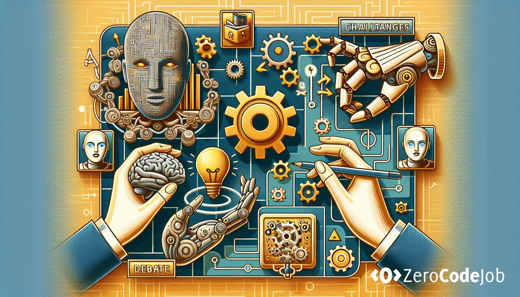 Rivoluzione dell'IA nel lavoro: sfide, opportunità, dibattito