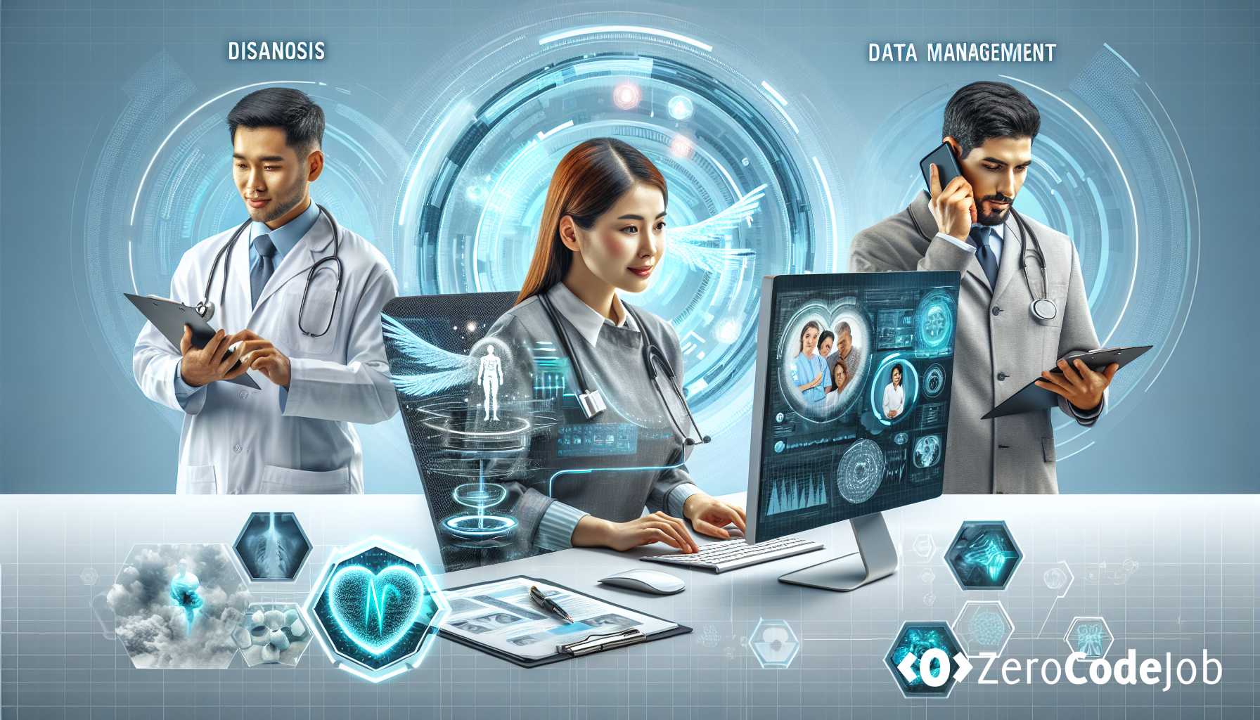 L'IA trasforma la medicina: diagnosi, gestione dati e telemedicina.